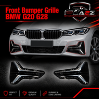 Front Bumper Grille Right 51119449400 & Left 51119449399 Compatible With BMW 3 Series G20  G28 Tag No.487