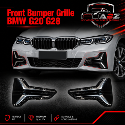 Front Bumper Grille Right 51119449400 & Left 51119449399 Compatible With BMW 3 Series G20  G28 Tag No.487