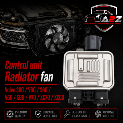 Control unit  Radiator fan  31319380 Compatible With Volvo S60 / V60 / S60 / V60 / S80 / V70 / XC70 / XC60