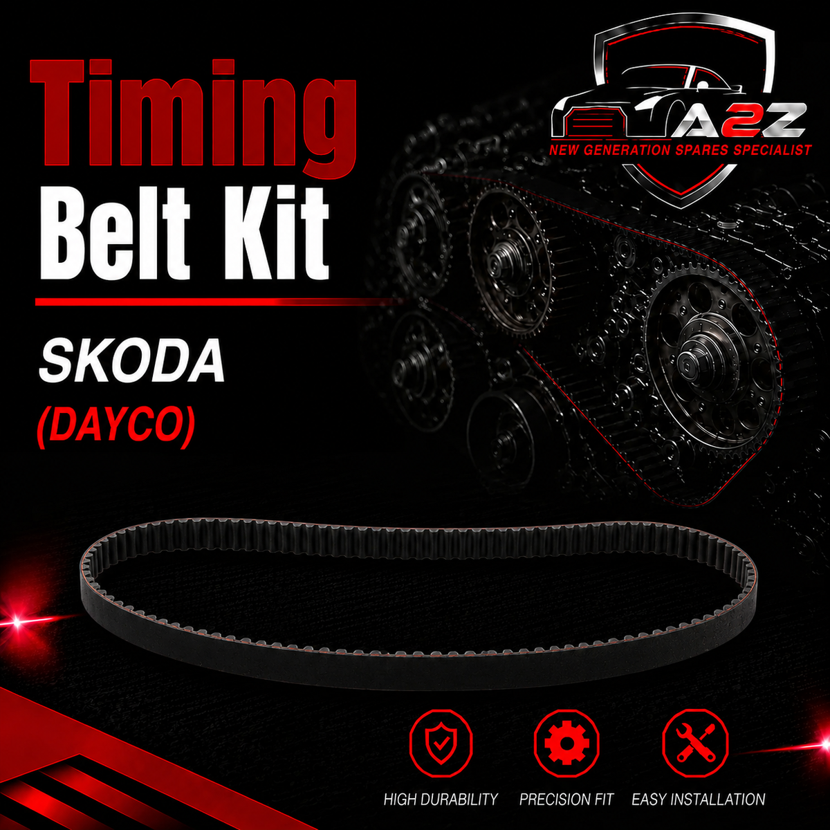 Timing Belt Kit KTB429 038198119F Compatible With SKODA (DAYCO)