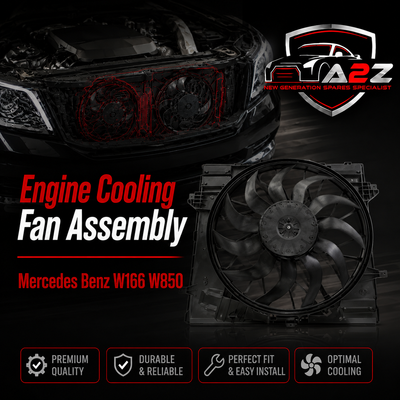Engine Cooling Fan Assembly 0999064000 Compatible With Mercedes Benz W166 W850