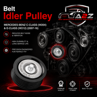 Belt Idler Pulley A0002021619 0002021619 0002021719 Compatible with MERCEDES-BENZ C-CLASS (W204)  & E-CLASS (W212) Tag No.3