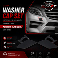 Washer Cap Set Left 1668600208 & Right 1668600108 Compatible With Mercedes Benz 166 ML (2011-2015) Tag 225