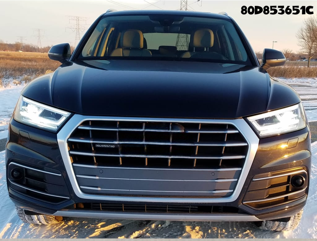 Matt Grey Original Show Grill Compatible With Audi = Q5 (2018-20) Tag No.151