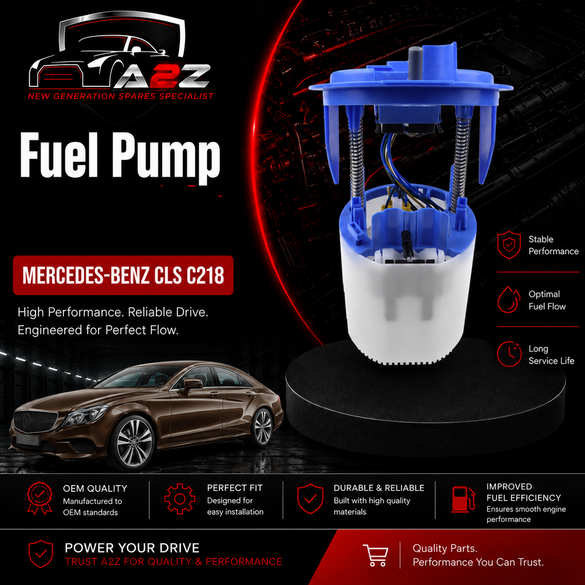 Fuel Pump 2184700094 A2184700094 Compatible With MERCEDES-BENZ CLS C218 Tag No.61