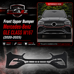 Front Upper Bumper 1678850010 A1678850010 Compatible With Mercedes-Benz GLE CLASS W167 (2020-2025) Tag No.362