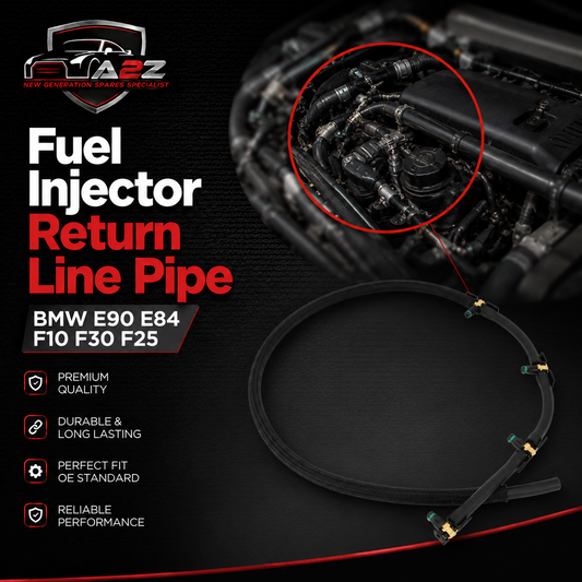 Fuel Injector Return Line Pipe 13537823408 7823408 Compatible With BMW 3 Series (E90) & 3 Series (F30, F80) & 3 Gran Turismo (F34) & 5 Series (F10) & X1 (E84) & X3 (F25)