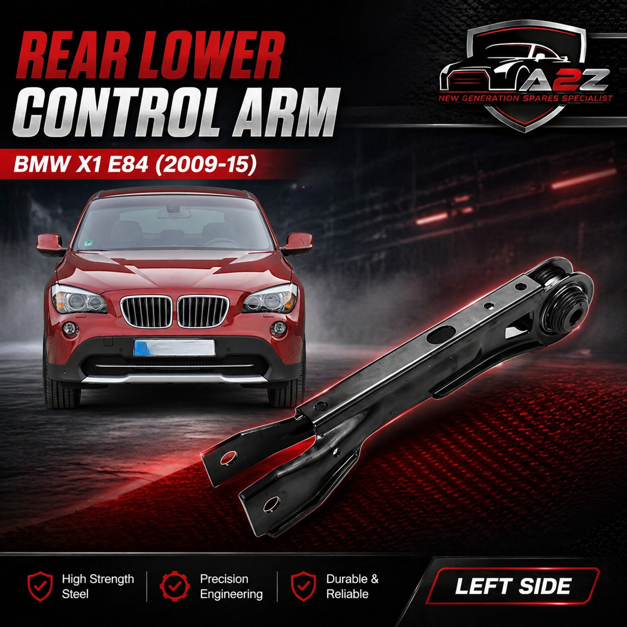 Rear Lower Control Arm (Set Of 2) 33326782168 33322409891 Compatible with BMW X1 (E84)