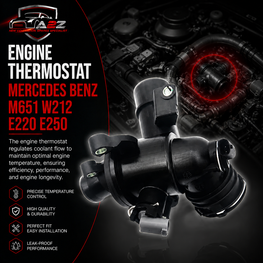 Engine Thermostat A6512000615 A6512001215 A6512001500 A65120017 15A6512002800 Compatible With Mercedes Benz M651 W212 E220 E250