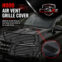 Hood Air Vent Grille Cover Set Left 2218800305 & Right 2218800205 Compatible With MERCEDES BENZ S-CLASS (W221)