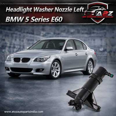 Headlight Washer Nozzle Left 61677038415 7038415 & Right 61677038416 7038416 Compatible With BMW 5 Series E60