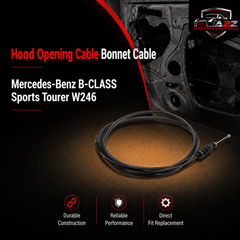 Hood Opening Cable Bonnet Cable 2468800059 2468805800 A2468800059 A2468805800 Compatible With Mercedes-Benz B-CLASS Sports Tourer W246