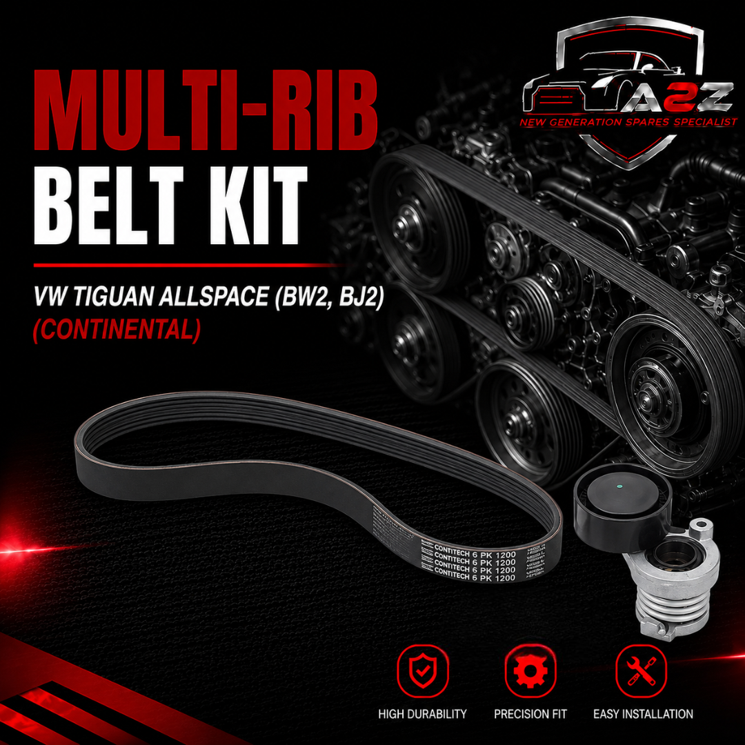 Multi-Rib Belt Kit 6PK1130K3 Compatible With VW Tiguan Allspace (BW2, BJ2) (CONTINENTAL)