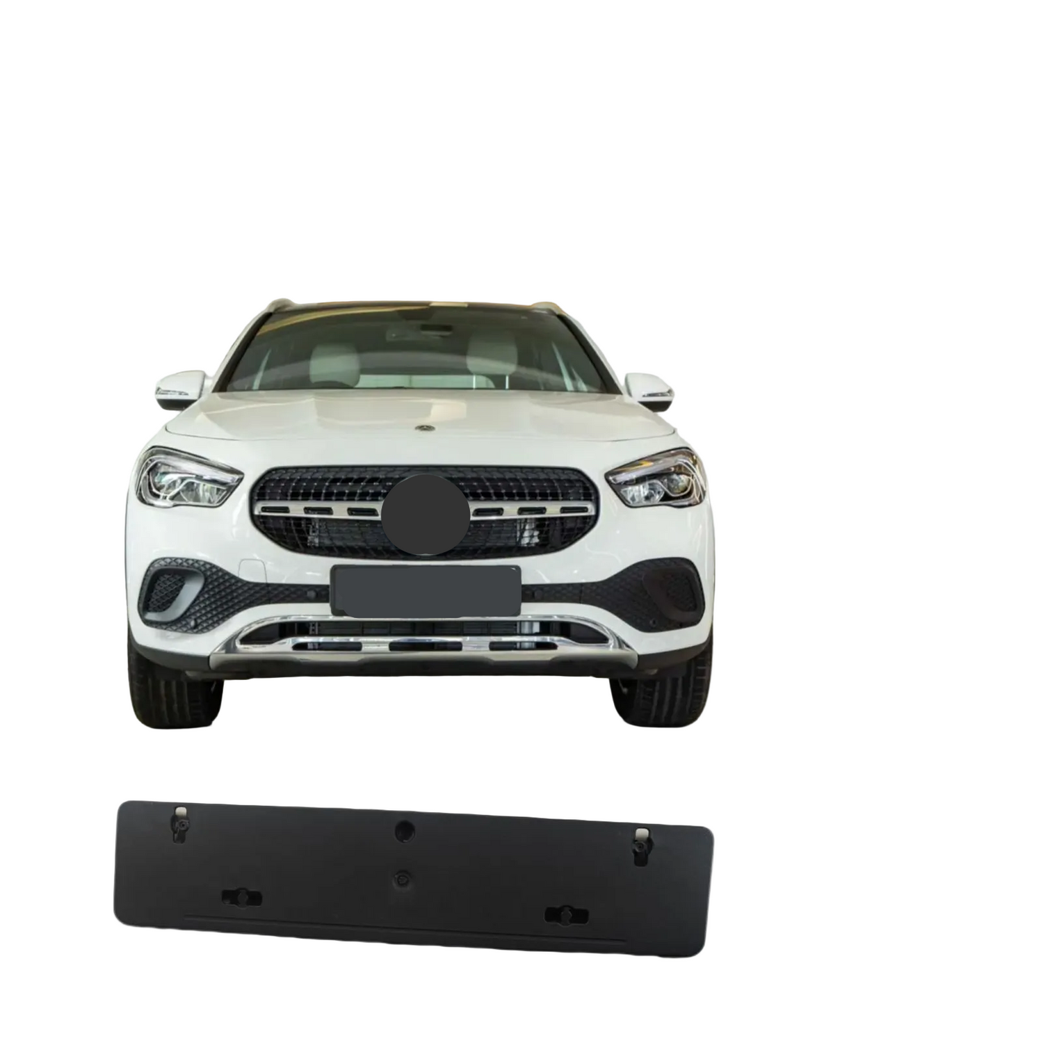 Front Licence Plate Grill 2478855403 Compatible With Mercedes Benz W247 2020-24 Tag No.361