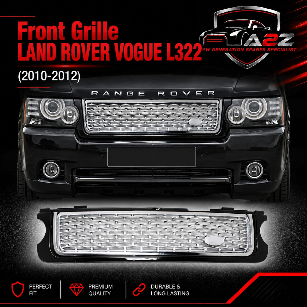 Front Radiator Grille Assembly LR026103 Compatible With LAND ROVER VOGUE L322 (2010-2012)
