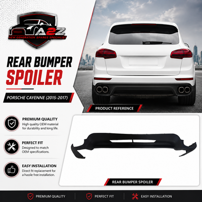 Rear Bumper Spoiler 958505834559B9 Compatible With Porsche Cayenne (2015-2017) Tag No.233