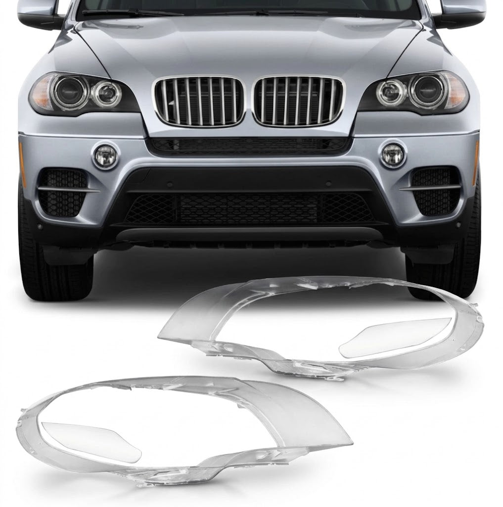 Front Headlight Glass Compatible with  BMW E71 2006 -2014.