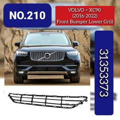 Front Bumper Lower Grill 31353373 Compatible With VOLVO XC90 II (256) Tag No.210