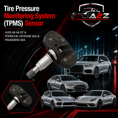 Tire Pressure Monitoring System (TPMS) Sensor 4F0907275B Compatible With  AUDI A6 A8 Q7 & PORSCHE CAYENNE 92A & PANAMERA 92A Tag-TS-08