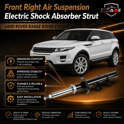 Front Right Air Suspension Electric Shock Absorber Strut LR024444 LR051483 LR056268 LR057931  Compatible With LAND ROVER RANGE ROVER EVOQUE (L538)