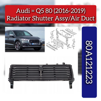 Radiator Shutter Assy Air Intake Duct 80A121223 Compatible With Audi Q5 (2016-19)