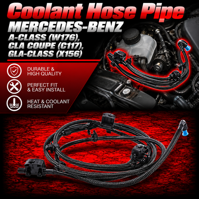 Coolant Hose Pipe  1768600092 A1768600092  Compatible With MERCEDES-BENZ A-CLASS (W176) &  CLA Coupe (C117) & GLA-CLASS (X156) Tag No.511