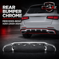 Rear Bumper Chrome 2538859202 Compatible With MERCEDES-BENZ GLC (X253) (2020-2024) Tag No.216