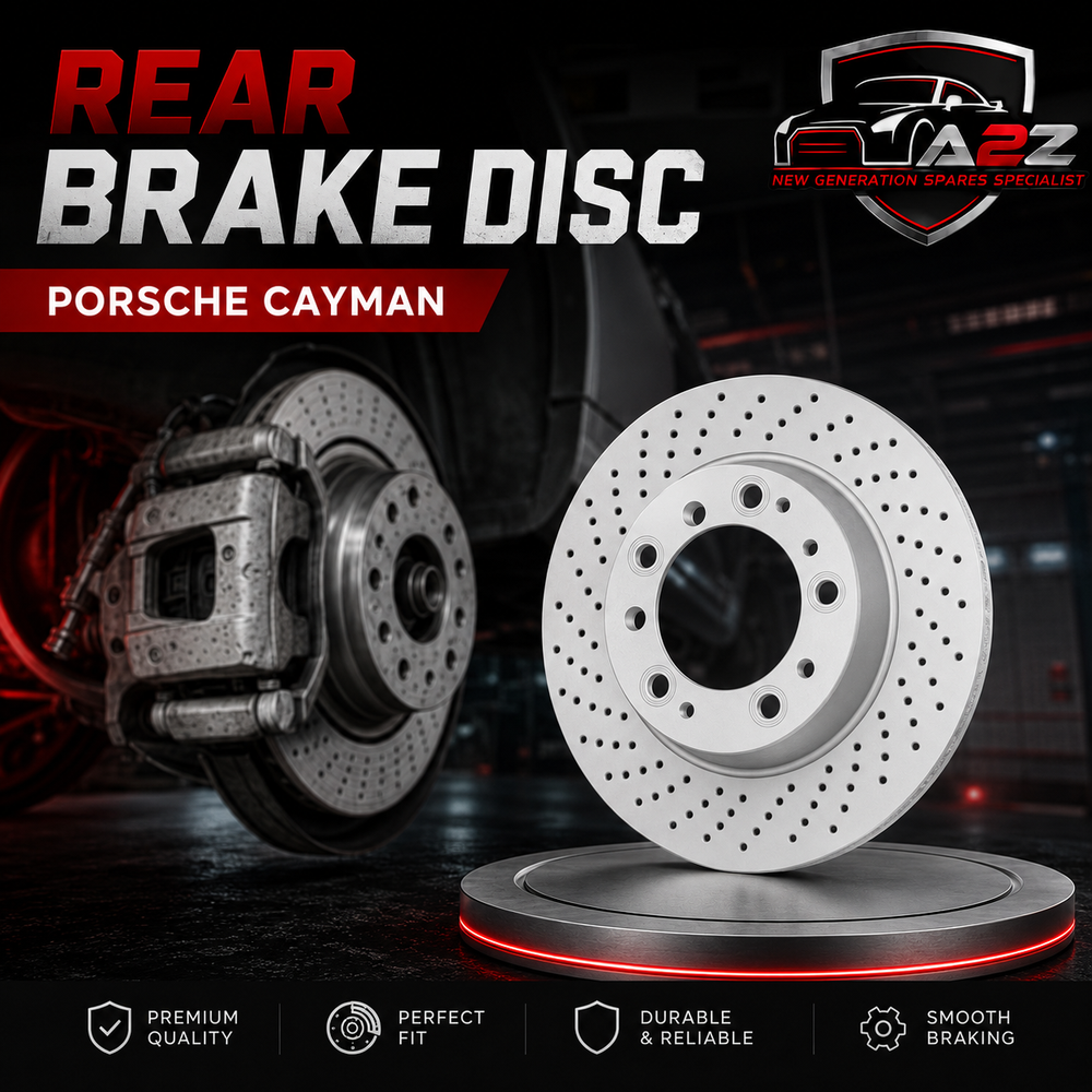 Rear Brake Disc Set 99635240500 99635240600 Compatible With PORSCHE CAYMAN