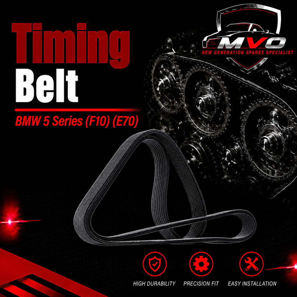 Timing Belt 7DPK1697 11288477788 11287808107 7808107 Compatible With BMW 5 Series (F10) (E70) Tag-BEL-01
