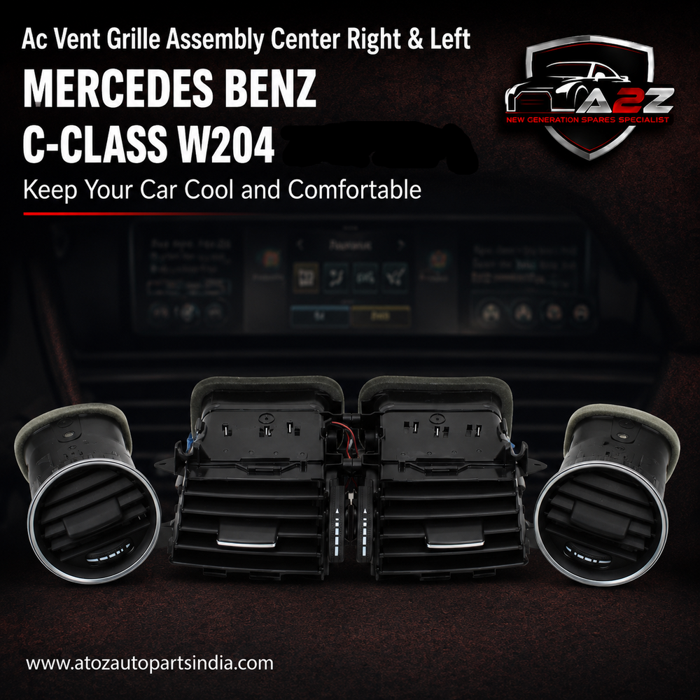 Ac Vent Grille Assembly Center 2048308454 & Right 2048306654 & Left 2048306754 2048306254-1 Compatible With MERCEDES BENZ C-CLASS W204 2011-2014