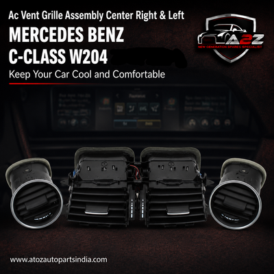 Ac Vent Grille Assembly Center 2048308454 & Right 2048306654 & Left 2048306754 2048306254-1 Compatible With MERCEDES BENZ C-CLASS W204 2011-2014