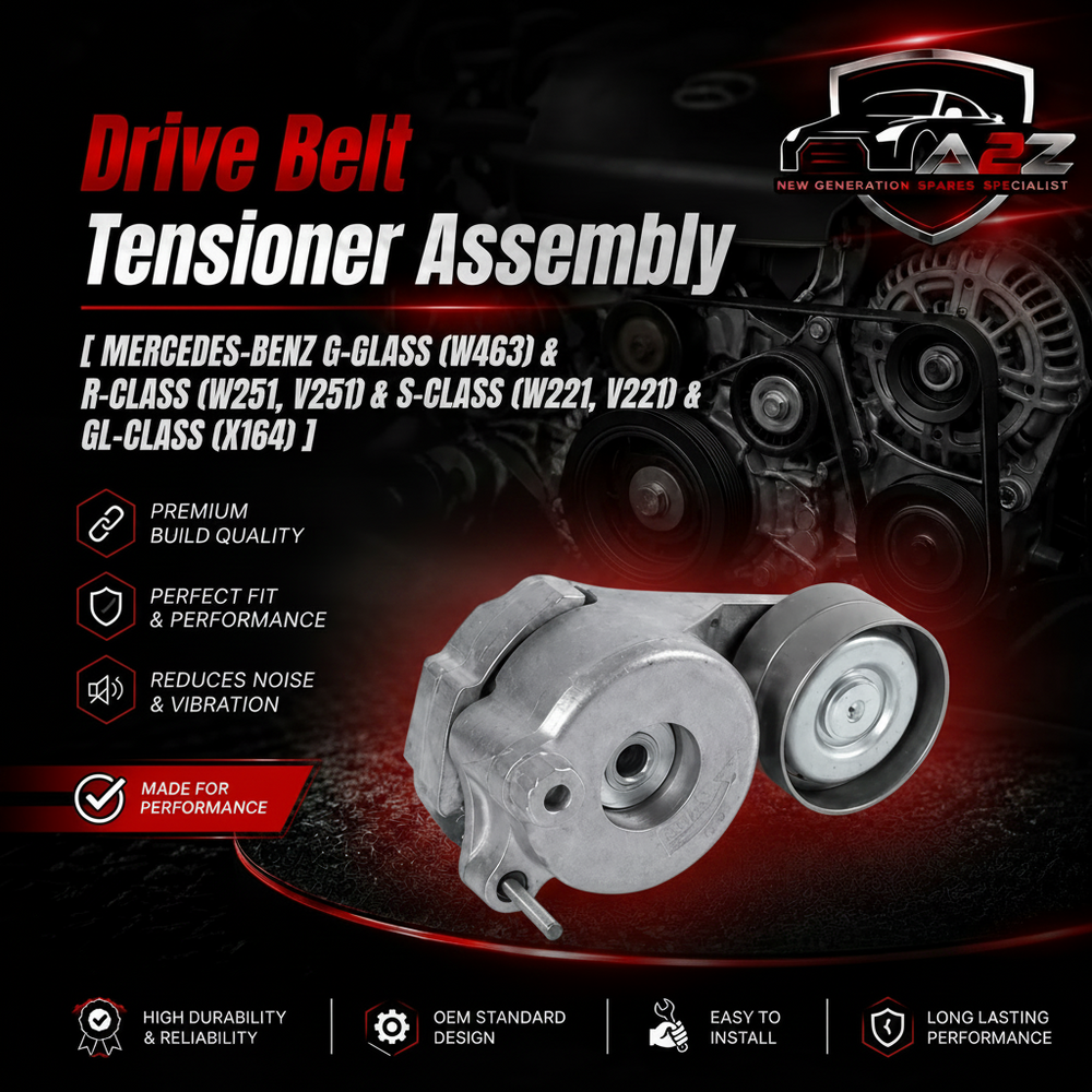 Belt Tensioner With Pulley 6422001970 A6422002370 A6422002070 Compatible With MERCEDES-BENZ G-CLASS (W463) & R-CLASS (W251, V251) & S-CLASS (W221, V221) & GL-CLASS (X164) Tag no : 8