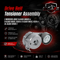Belt Tensioner With Pulley 6422001970 A6422002370 A6422002070 Compatible With MERCEDES-BENZ G-CLASS (W463) & R-CLASS (W251, V251) & S-CLASS (W221, V221) & GL-CLASS (X164) Tag no : 8