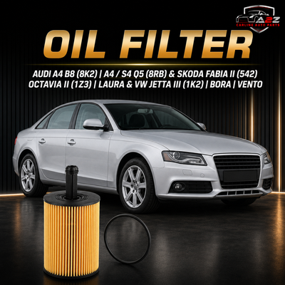 Oil Filter E19H D83 & 071115562A & OX188D 070115562 071115562A Compatible With AUDI A4 B8 (8K2) | A4 / S4 Q5 (8RB) & SKODA FABIA II (542) OCTAVIA II (1Z3) | LAURA & VW JETTA III (1K2) | BORA | VENTO Tag.111