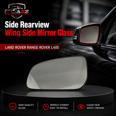 Side Rearview Wing Side Mirror Glass Left LR035033 & Right LR035032 Compatible With LAND ROVER RANGE ROVER IV (L405) & RANGE ROVER SPORT II (L494)