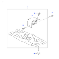 Right Transmission Trans Mount T4N1434 Compatible With JAGUAR XF & XE
