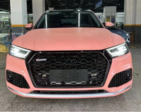 RSQ5 Full Black Honeycomb Show Grill Compatible With Audi Q5 (2018-2020) Tag No.153