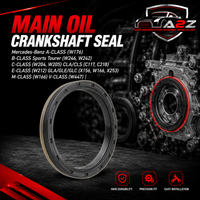 Main Oil Crankshaft Seal 742.960 68089220AA Compatible With Mercedes-Benz A-CLASS (W176) B-CLASS Sports Tourer (W246, W242) C-CLASS (W204, W205) CLA/CLS (C117, C218) E-CLASS (W212) GLA/GLE/GLC (X156, W166, X253) M-CLASS (W166) V-CLASS (W447) | VALENTE