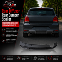Rear Diffusor 6RF807568 6RF8075689B9 Compatible With Volkswagen Polo GTI 2014 VENTO TYPE 3
