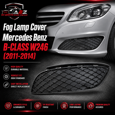 Fog Lamp Cover Left 2468851522 & Right 2468851622 A2468851522 Compatible With Mercedes Benz B-CLASS W246 (2011-2014) Tag No.305