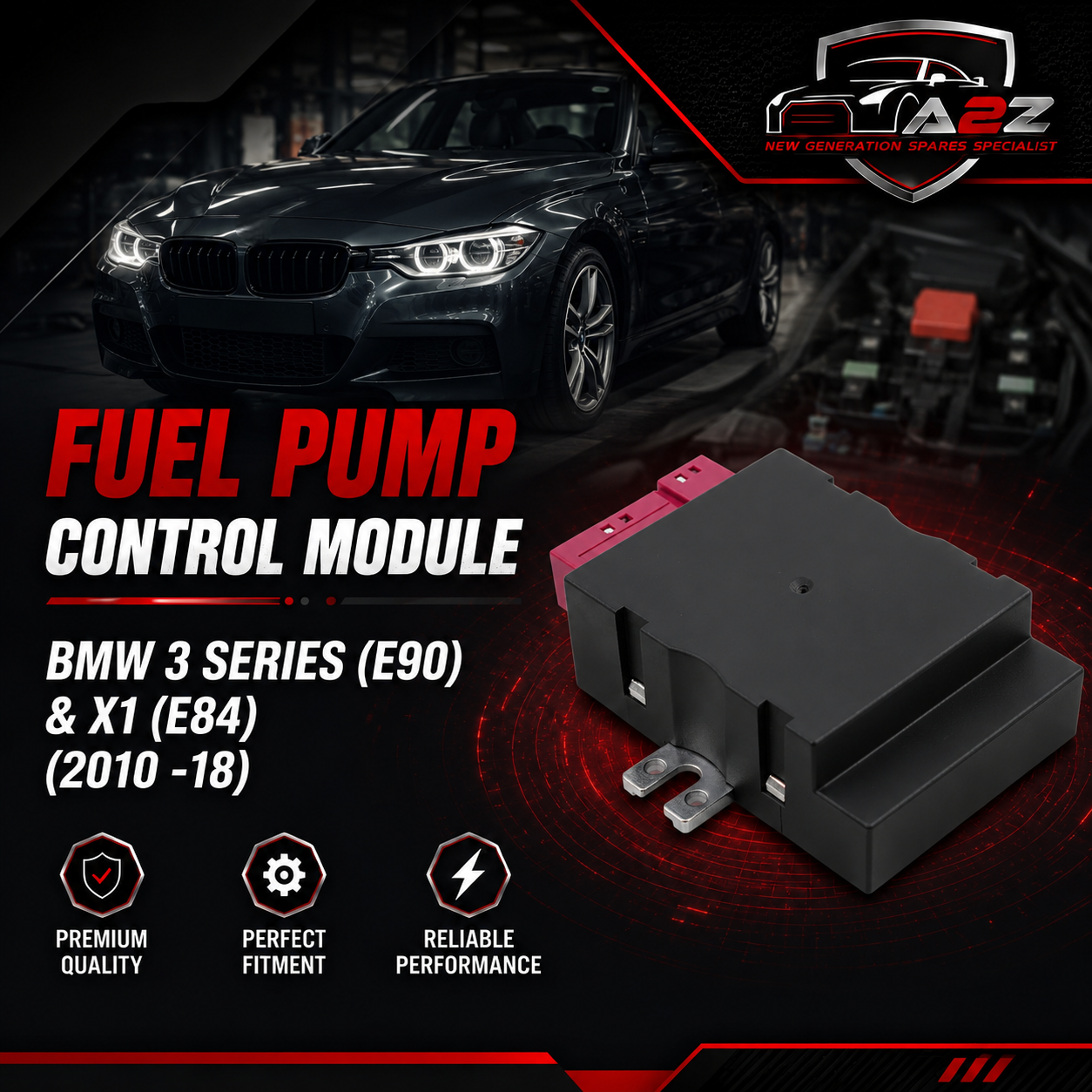Fuel Pump Control Module 16147180426 16147276046 16147268028 16147263392 16147229173 Compatible with BMW 3 Series (E90) & X1 (E84) & X5 (E70) & X6 (E71, E72) & Z4 Roadster (E89) (2010 -18) Tag-FR-05