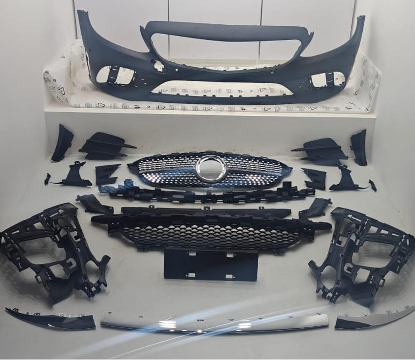 Front Bumper Kit 2058852305ZCDZW Compatible With MERCEDES W205 To W205 AMG {2015-2021} FBK.201