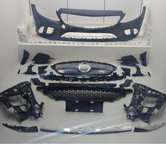 Front Bumper Kit 2058852305ZCDZW Compatible With MERCEDES W205 To W205 AMG {2015-2021} FBK.201