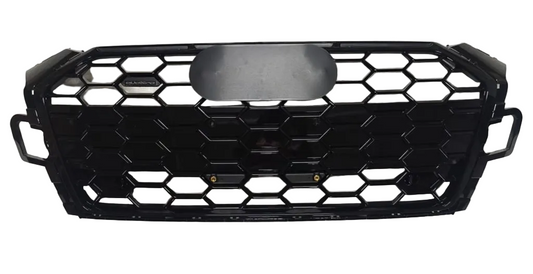 Glossy Black Original Show Grill Compatible With Audi = A5 (2020-24) Tag No.212