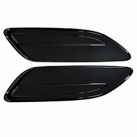 Glossy Black Bonnet Hood Grills Right LR116890 & Left LR116891 Compatible With Land Rover Range Rover Velar - L560 (2017-2024)