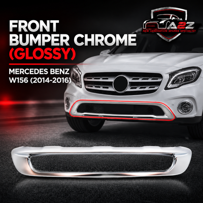 Front Bumper Chrome (Glossy) A1568851622 1568851622  Compatible With Mercedes Benz (W156) GLA-Class (2014-2016) Tag No.224