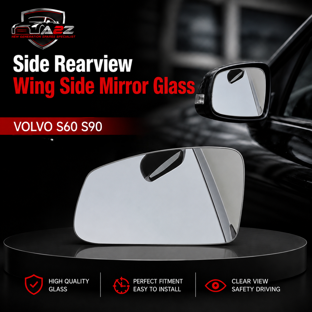 Side Rearview Wing Side Mirror Glass Left & Right Compatible With VOLVO S60 & S90