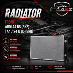 Radiator Front 8K0121251AJ 8K0121251K 8K0121251T Compatible with AUDI A4 B8 (8K2) | A4 / S4 & Q5 (8RB)
