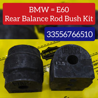 Rear Stabilizer Sway Bar Bushing Kit 33556766510 Compatible With BMW X3 E83 E60