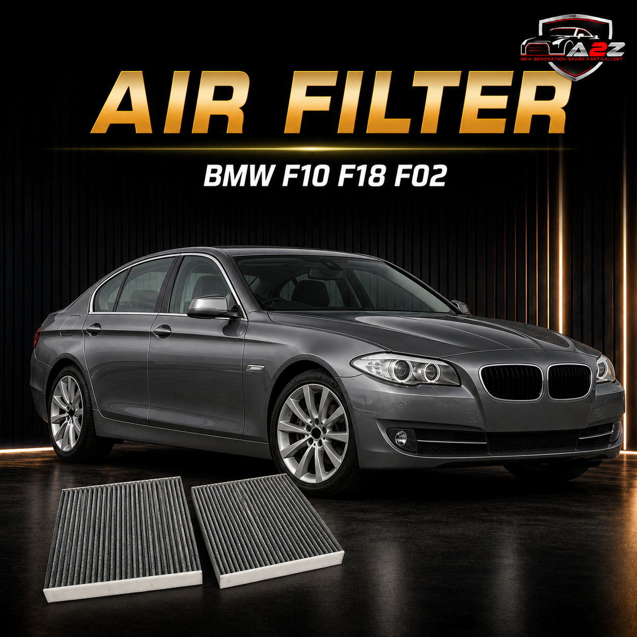 Air Filter 64119272642 Compatible With BMW F10 F18 F02